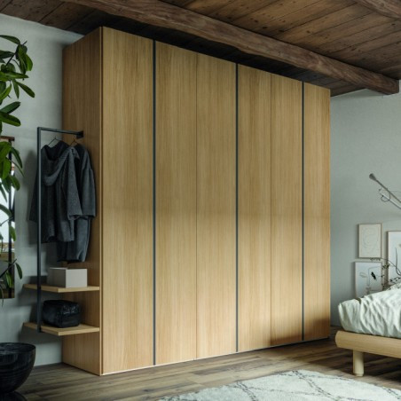 Bedroom wardrobes from bed: built-in and corner wardrobes | Arredinitaly