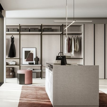 Walk-in wardrobes: visible and with sliding doors | Arredinitaly