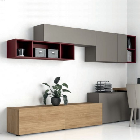 Modern modular living room walls | Arredinitaly