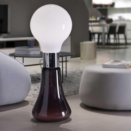 Floor and furnishing lamps in blown glass and more. Certified quality.