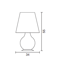 Medium Lamp with double switch (art. 2705)