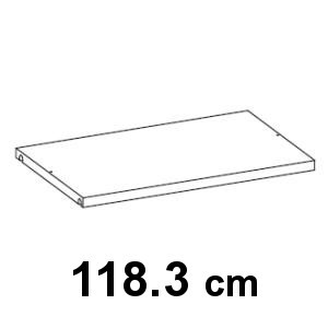 Ripiano L.118.3 cm.