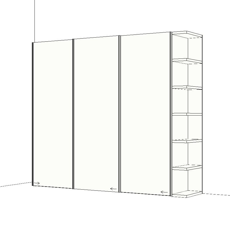 W.300 H.253 - 3 DOORS FROM W.93
