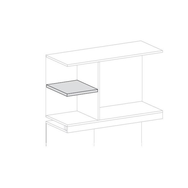 Shelf for 3 door Overbed Units