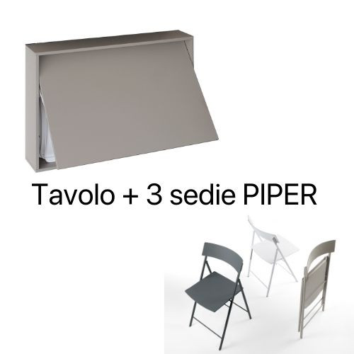 Tavolo + 3 sedie Piper