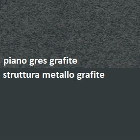 struttura metallo grafite_piano gres grafite