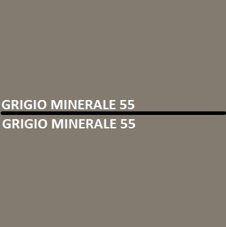 Telaio grigio minerale 55 / Rete grigio minerale 55