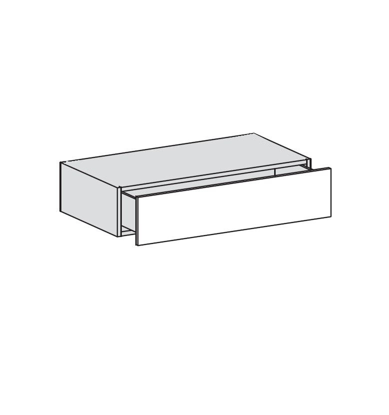One drawer module W.91.8 H.22 D.48.8