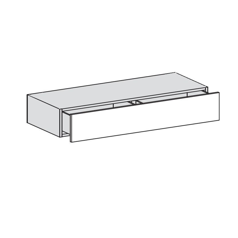 One drawer module W.122,4 H.22 D.48.8