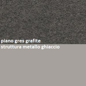struttura metallo ghiaccio_piano gres grafite
