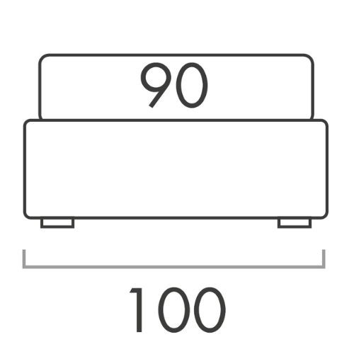 90° mattress bed
