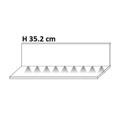 H 35,2 cm (Elle)