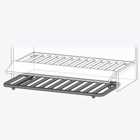 Pull-out bed on wheels 80x190